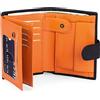 SENDEFN SENFEFN Portafoglio Uomo Vera Pelle Trifold, Portafogli Uomo Blocco RFID con 19 Porta Carte di Credito, Tasca Portamonete, 3 Scomparti Banconote