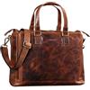 STILORD Claire Borsa Business Donna in Vera Pelle 15 Pollici | Cartella | Borsa per Laptop DIN A4 | Borsa a Tracolla e a Mano per Ufficio Colore:kara - cognac