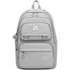 FANDARE Zainetti per bambini Cartelle per la scuola Zaino Scuola Ragazze Ragazzi Zainetto per 1-6 studenti delle elementari Scuola Lavoro Escursioni Viaggi Daypacks Impermeabile Nylon Grigio