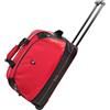 OIWAS Borsone da Viaggio con Ruote Trolley Borsa 50 cm Rosso