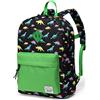 VASCHY Zaino Bambino, Zaino Dinosauri Zainetto Bambina Zainetto Asilo Bambino Zaino Scuola Elementare Leggera Zaino Asilo Bambini Zaino Bimba Zaino Ragazzo con Fascia Toracica Regalo Bambina