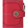 SENDEFN Portafoglio Donna in Pelle, Portamonete Donne Cuoio di Blocco RFID in Cuoio con 16 scomparti per carte di credito con 2 Finestra di Identificazione e 1 Tasca con Cerniera