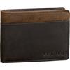 STILORD 'Sterling' Portafoglio Uomo in Pelle Bicolore con Protezione RFID Portafogli Vintage con Portamonete, Colore:marrone scuro