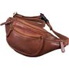 STILORD 'Eliah' Marsupio in pelle vintage da uomo Borsa a tracolla Borsello Zainetto monospalla con Tasche Cerniera Resistente per Sport Jogging Festival Montagna, Colore:maraska - marrone