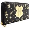 Hogwarts Harry Potter Simboli magici Nero Portafoglio