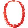 ZAVANA Collana Rossa per le Donne, Grande Collana di Colore per Donna, Collana Lunga di Bigiotteria, Collana Donna Fatta a Mano, Stile Bohémien, Collane Lunghe, Idee Regalo Donna