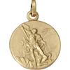 I G J Medaglia di San Michele In Argento 925 millesimi - Patrono della Polizia di Stato (San Michele Argento 925 Dorato)
