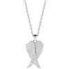 Viwind Collana Donne Ali d'Angelo 925 Ali d'Argento Ciondolo Amore Gioielli Fatti A Mano Regalo con Vetrina