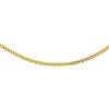 CARISSIMA Collana da Donna in Oro Giallo 9 ct, Catena Groumette a Taglio Diamante da 0,8 mm, Lunghezza 41 cm