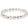 Secret & You Bracciale perle coltivate d'acqua dolce barocche bianche o colorate - Le perle sono 8-9 mm - 18cm di fascia elastica - Disponibile in diversi colori