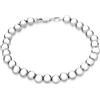 Tuscany Silver Bracciale da Donna in Argento Sterling con Sfere da 8 mm di Lunghezza 19 cm/7.5