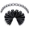 FECTAS 32 Pezzi Dilatatore Orecchio Kit UV Acrilico Taper a Punta & Acciaio Chirurgico Plug a Tunnel Gauges (00G-24mm)