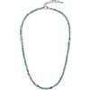 COAI Collana Unisex con Perle di Pietre Naturali e Acciaio Inox, Collana Uomo Donna Pietre Dure