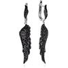 namana Ali d'Angelo Argento Sterling 925 con Pietre Zirconi Neri