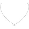 ChicSilver Collanina Donna Sottile Argento Collanina con Iniziale Donna M Collane in Argento con Iniziale M con Confezione Regalo
