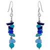 Tuscany Silver Orecchini pendenti con perline turchesi in argento sterling per donna