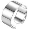 PROSILVER Anello Argento 925, Anello Aperto Personalizzabile per Donna Uomo, Larghezza 5/10/15 mm, Taglia Regolabile da 12-27, Fede Nuziale Fidanzamento Anniversario