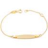Monde Petit Bracciale per bambini - oro giallo 9k (375) - Scatola Regalo - Certificato di garanzia