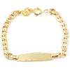 Monde Petit Bracciale per bambini - oro giallo 9k (375) - Scatola Regalo - Certificato di garanzia