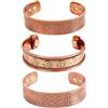 Touchstone Braccialetto tibetano con Buddha spirituale indiano in metallo rame e ottone, per la pace, guarigione, yoga, meditazione, Mantra gioielli da donna e Rame