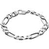 STERLL Un braccialetto in argento massiccio 925, ideale come regalo per marito o amico, con scatola portagioie