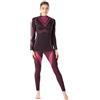 Ladeheid Completo Maglia e Calzamaglia Termiche Donna LAGI006 (Nero/Rosa, L)