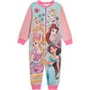 Disney Pigiama intero da principessa per ragazze, in pile, con cerniera, abbigliamento da notte per bambini, rosa, 2-3 Years