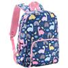 Chase Chic Zaino Bambina Asilo, Zainetti per Bambini Leggero e Resistente All'Acqua per Ragazzi e Ragazze, 3-6 Anni Zaino per Bambini con Fascia Toracica, Dinosauro Rosa