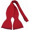 TigerTie ohne Markenname Farfallino papillon 100% Seta da annodare - rosso + scatola con le istruzioni