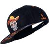 Cadency® Cappello Uomo con Visiera, Snapback, Mexican Skull, Unisex, Colore: Viola, Misura Regolabile