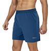 BERGRISAR Pantaloncini Running Uomo 2 in 1 Pantaloni da Corsa Sportivi 7 Jogging Palestra Shorts con Tasca per Telefono BG600 Nero Large