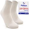 Pedsox, Calze Igieniche Monouso per Sport e Lavoro, in Nylon, Confezione da 100 paia, Unisex, Taglia Unica, Bianco