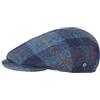 LIERYS Capri Harris Tweed Coppola Uomo - Made in Italy Cappellino Lana Cappello Invernale con Visiera, Fodera Autunno/Inverno - 57 cm Blu