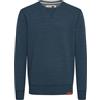 !Solid Solid Trip Felpa Maglione Pullover da Uomo con Girocollo Fodera in Pile, Taglia:M, Colore:Dark Grey Melange (8288)
