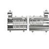 TAMIYA 56539 - Set di 3 Marce, Scala 1:14, Cromato Opaco
