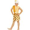 Funidelia | Costume Bamm-Bamm - I Flintstones per bambino Cartoni Animati, Cavernicola - Costume per Bambini e accessori per Feste, Carnevale e Halloween - Taglia 3-4 anni - Arancione