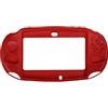 OSTENT Custodia morbida protettiva in silicone Custodia morbida compatibile per Sony PS Vita PSV PCH-2000 - Colore rosso