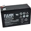 FIAMM Batteria FIAMM 12FGH36 adatto per piombo-batteria 12 V 9Ah un'altezza energica, FGH20902 Faston 6,3 mm