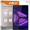 REY Pack 2X Pellicola salvaschermo per Lenovo Tab M10 HD 2020 ó 2ª Gen 10,1 - TB-X306 - X306F - X306X, Vetro temperato, di qualità Premium