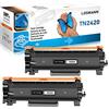 LOSMANN Cartucce di Toner compatibili per Brother TN2420 TN2410 per DCP-L2510 L2510D L2530 L2530DW L2537 L2537DW L2550 L2550DN HL-L2310 L2310D L2350 L2350DW L2357 L2357DW L2370 (2 Nero)