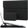 HYZUO 13 Pollici Custodie per PC Portatile Borsa con Funzione Stand per 2026-2018 MacBook Air 13 M5 M4 M3 M2 M1, 2026 13 MacBook Neo, 2026-2016 MacBook Pro 13 M2 M1, 13 iPad Pro/Air, Nero