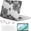 MUSHUI 4 in 1 Custodia per MacBook Pro 13 Pollici 2022-2016 (Modello: A2338 M1 M2 A2289 A2251 A2159 A1989 A1706 A1708), Morbida Case & Tastiera Cover per Mac Pro 13.3, Pizzo