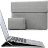 HYZUO 13,3-14 Pollici Custodie per PC Portatile Borsa con Funzione Stand per MacBook Pro 14 M4/M3/M2/M1 2025-2021, MacBook Pro/Air 13,3, 13,5-13,8 Surface Laptop, HP Spectre X360 13/14, Grigio Chiaro