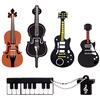 leizhan 5 Pezzi 32GB USB Pen Drive Penna Usb Porta Chiavette Usb Chiave Usb Carino USB Strumento musicale Regali per i bambini Supporta PC Tablet portatile(5 * 32GB,Strumento musicale)