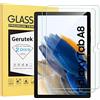 Gerutek 2 Pezzi Pellicola Protettiva per Samsung Galaxy Tab A8 2021 10.5 Pollici (SM-X200/X205) in Vetro Temperato, [Ultra Trasparente] [Antigraffio] [Installazione Facile] [9H]