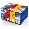 Amstech 4 Pack P404C 404S Cartuccia toner Compatibile per Samsung CLT-P404C Xpress C480W C480FW SL C430W C480 C430 C480FN C48X C43X CLT-K404S CLT-C404S CLT-M404S CLT-Y404S Nero Ciano Giallo Magenta