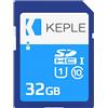 Keple 32GB 32Go SD Scheda di Memoria High Speed SD Card Compatibile con Canon EOS 70D, 6D, 100D, 600D, 1100D, 1200D, 60D, 550D, EOS 700D DSLR Digital Camera | 32 GB UHS-1 U1 SDHC Card
