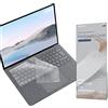 Digi-Tatoo Custodia tastiera per Microsoft Surface Laptop5/Laptop4/3 (layout Europa); TPU premium, alta trasparenza, protezione della pelle della tastiera trasparente, (layout Europa/Italia)