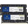 Timetec 32GB Kit (2x16GB) Compatibile con Apple DDR4 2666MHz/2667MHz per iMac metà 2020 (20.1/20.2)/metà 2019 (19.1) 27'' con Retina 5K, fine 2018 Mac Mini (8, 1) RAM PC4-21333/PC4-21300 Mac