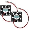 ANVISION 2-Pack DC 24V 40 mm x 10 mm Ventola di Raffreddamento Brushless, Doppio Cuscinetto a Sfera, 2 Pin